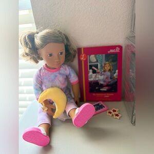Our Generation Pajama Doll with Moon Pillow